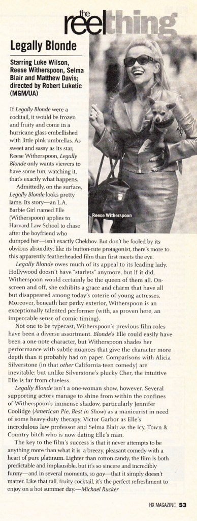 Legally Blonde Cropped