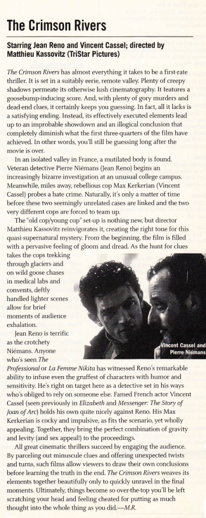 The Crimson Rivers Cropped